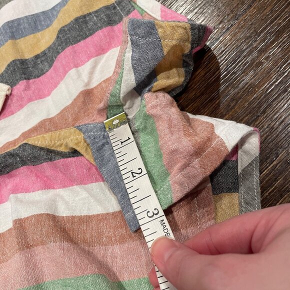 Marine Layer Multicolor Striped High Waist Shorts - Picture 7 of 8